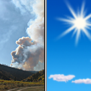 Patchy Smoke then Sunny